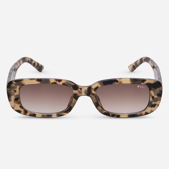 Princess Polly Accessories - Princess Polly Roc Eyewear CREEPER Tea Tortoiseshell Gradient Brown Sunglasses
